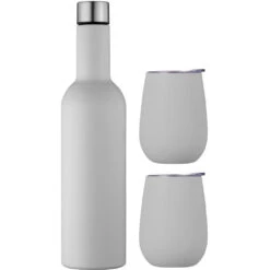 Avanti Wine Travellers Set - Dove Grey