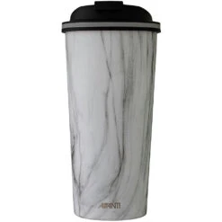 Avanti Go Cup Reusable Coffee Cup 473ml - White Marble