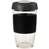 Avanti Glass Gocup Reusable Coffee Cup 473ml - Black/charcoal/grey -Maxwell & Williams shop 13843 1024x1024