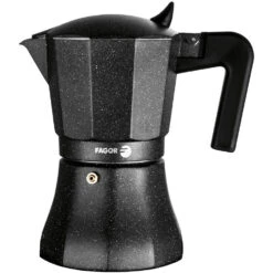 Fagor Tiramisu 6 Cup Aluminium Espresso Maker Charcoal