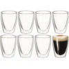 Avanti Caffe Twin Wall Glass Set Of 8 - 250ML -Maxwell & Williams shop 15526 1024x1024