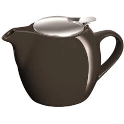 Avanti Camelia Ceramic Teapot 500ml - Pitch Black