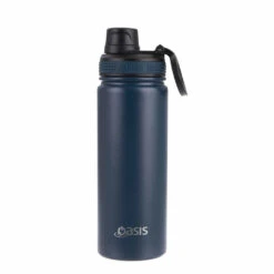 Oasis Insulated Challenger Bottle With Screw Cap 550ml Navy