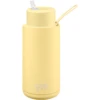 Frank Green 34oz Reusable Bottle - Straw Lid - Buttermilk -Maxwell & Williams shop 9BUR4S8 FrankGreenUltimateCeramicReusableDrinkBottlewithStraw Buttermilk 1024x1024