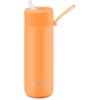 Frank Green Ultimate Ceramic Reusable Bottle With Straw 20oz - Neon Orange -Maxwell & Williams shop Frank Green Ceramic Matchbox 20ozCeramicStrawLidNeonOrange 1024x1024