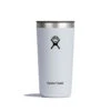Hydro Flask 12oz All Round Tumbler - White -Maxwell & Williams shop Hydro Flask Bottles Matchbox T12CP110 White StraightOn 1024x1024