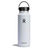 Hydro Flask 40oz Wide Mouth Straw Lid - White -Maxwell & Williams shop Hydro Flask Bottles Matchbox W40BTS110 White StraightOn 1024x1024