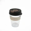 KeepCup Original Clear 12Oz Latte Band Black Lid Brown Plug -Maxwell & Williams shop MBCLBK12 1024x1024