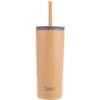 Oasis Super Sipper Insulated Tumbler With Silicone Straw 600ml Rockmelon -Maxwell & Williams shop OasisSuperSipperRockmelon8921RM 1024x1024
