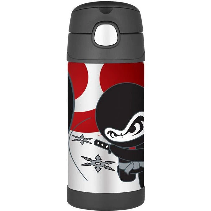 Thermos 355ml FUNtainer Vacuum Insulated Drink Bottle Ninja 3 Thermos 355ml FUNtainer Vacuum Insulated Drink Bottle Ninja