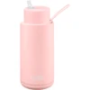 Frank Green 34oz Reusable Bottle - Straw Lid - Blushed -Maxwell & Williams shop v FrankGreenUltimateCeramicReusableDrinkBottlewithStraw34oz Blushed 1024x1024